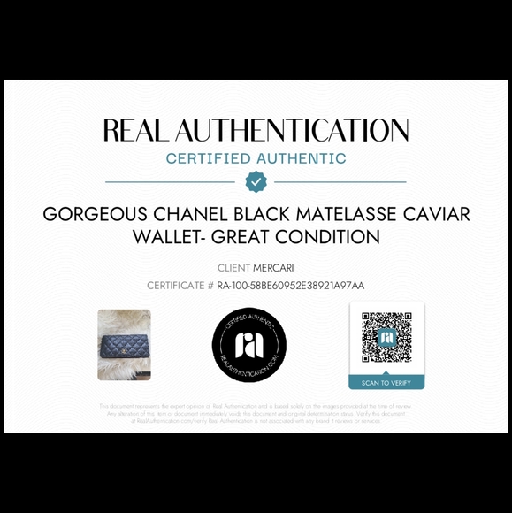Authentic Gorgeous Chanel Black Matelasse Caviar Wallet- Great Condition